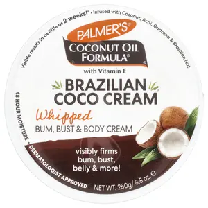 Palmer's Coconut Oil Formula® with Vitamin E, Brazilian Coco Cream, Whipped, 8.8 oz (250 g)