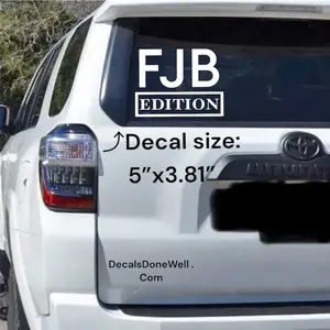 Fjb stylish vinyl Decal for car for him for her