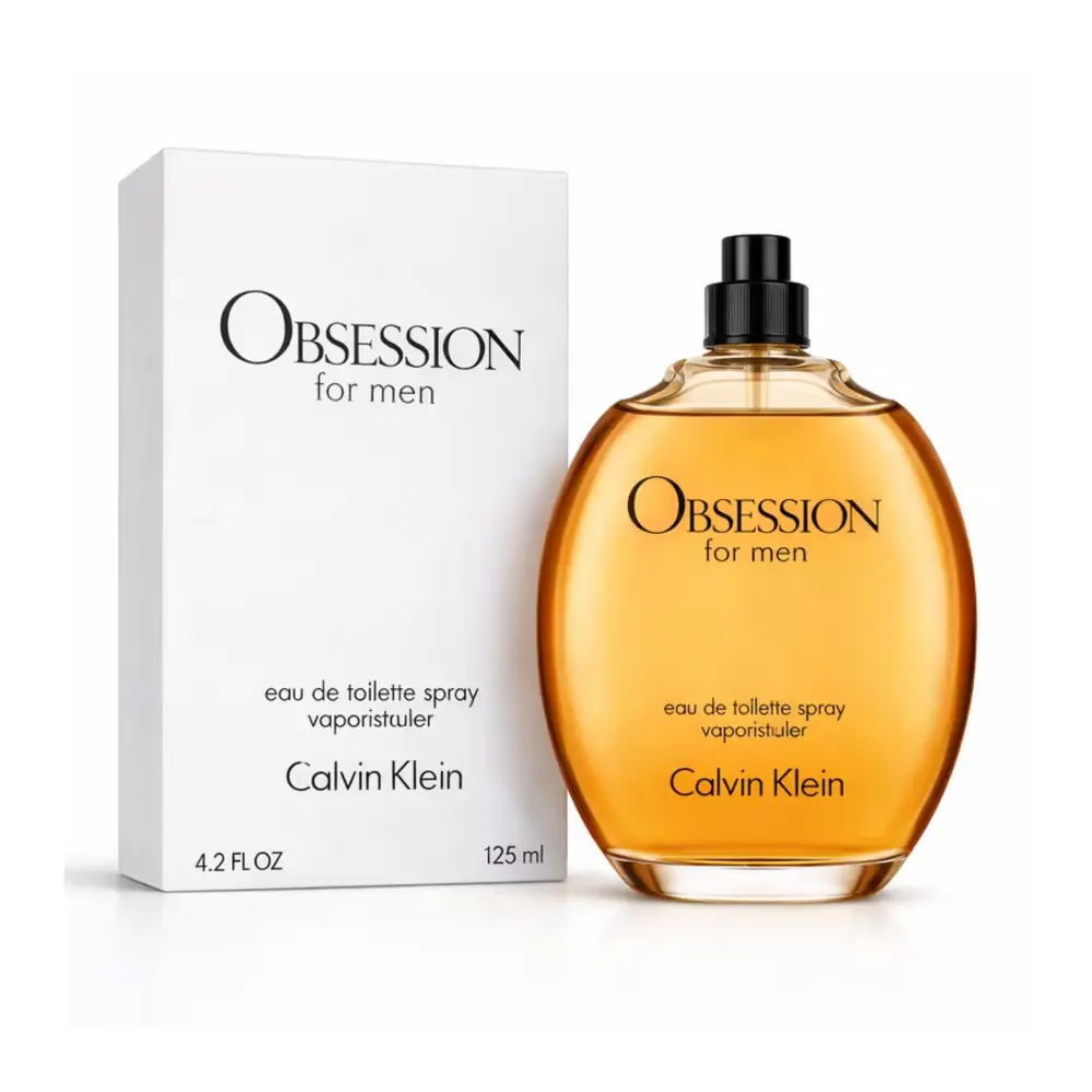 Calvin Klein Obsession for Men Eau de Toilette 4.2 oz Tester (NO CAP) | Warm Spicy Fragrance Calvin Klein Obsession for Men Eau de Toilette 4.2 oz Tester (NO CAP) | Warm Spicy Fragrance
