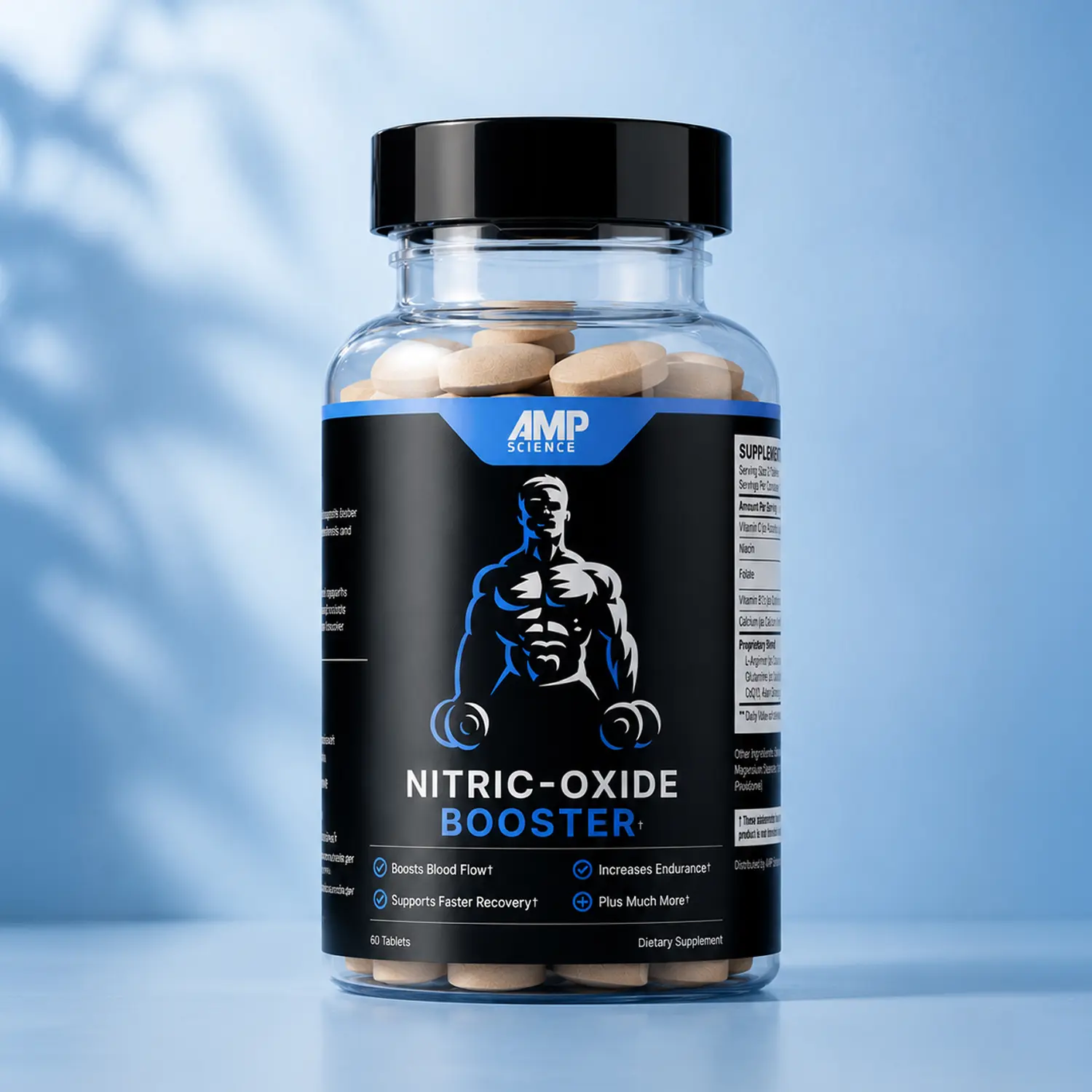 Amp Science Nitric Oxide Booster | Energy, Blood Flow & Muscle Pump Support