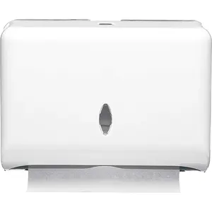 Paper Towel Dispensers, Commercial Toilet Tissue Dispensers Wall Mount Paper Towel Holder Multifold/C-Fold Paper Towel Dispenser for Kitchen and Restroom Decor (White)