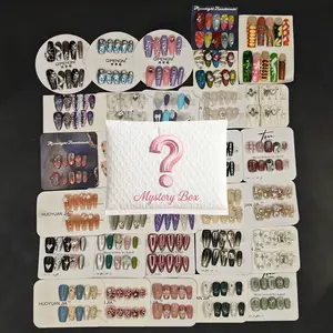 Handmade Press on Nails 40pcs（4sets）, 3D Floral Design, Medium Length Duck Shape, Glossy Finish, Perfect for Weddings & Parties, Handmade Reusable Nails, Nail Extension Art