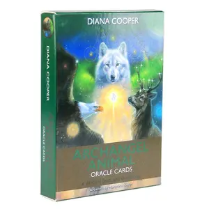 Angel Animal Divination Tarot Cards, Tarot Card Decks, See Your Future with Inspirational Cards, Perfect Gift for Christmas and Easter, Promotes Personal Growth