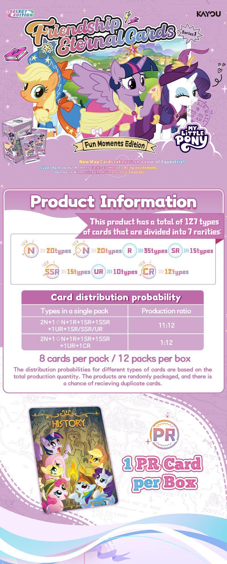 KAYOU My Little Pony-Friendship Eternal Cards-Fun Moments Edition-NA-001A