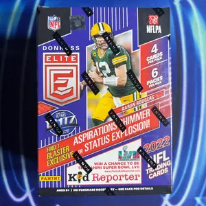 2022 Panini Donruss Elite Football blaster box Aspirations & Shimmer Parallel