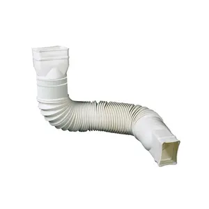 212 MAIN Flexaspout Extender (85010), White Flexible Expandable Hose Plumbing Accessory, Modern Bathroom Accessories, Jointable, Buried Ok