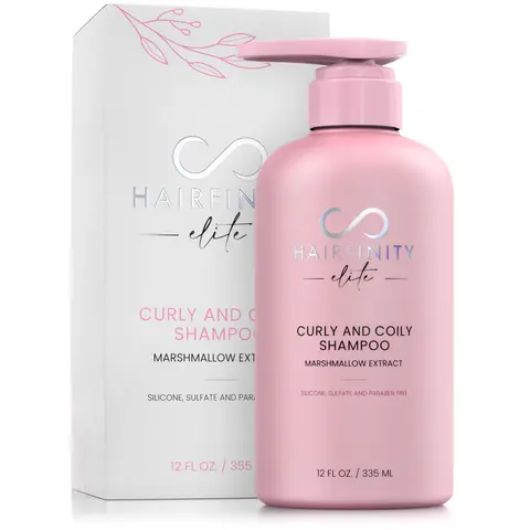 Curly & Coily Shampoo with Marshmallow, Burdock Root, and Aloe Vera – Customizable Formula for Ultimate Hair Health & Frizz Control
