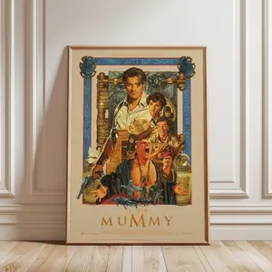 [Sale off up to 50%] [Free ship] [No Frame] The Mummy Movie Poster, High-Definition Art Print Movie Poster, High Quality Film Print, Poster for Wall Decor