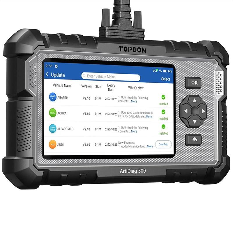 TOPDON AD500 OBD2 Scanner Car Code Reader Scan Tool diagnostic scanner Multilingual OBD2 with Display Portable