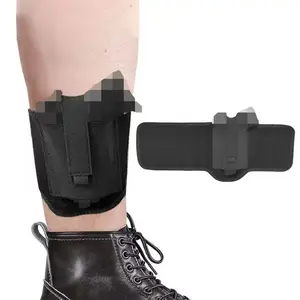 Hidden Ankle Gun Sleeve, Durable and Concealed, Quick Draw, Unisex Design, Non-Slip, Left and Right Hand Compatible