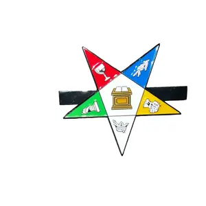 The Order of the Eastern Star OES sash pin clip (Clips from L to R)