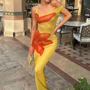 Casual Floral Maxi Dress for Women - Perfect for Any Occasion - Womenswear