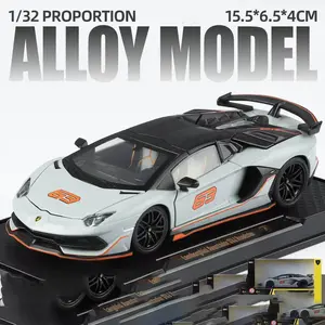 Lamborghini 1:32 Scale Alloy Convertible Supercar Model, Detailed Diecast Collectible Car, Perfect Gift for Automotive Enthusiasts