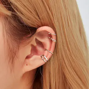 FaithHeart Non Piercing Clip on Cartilage Cuff Earrings