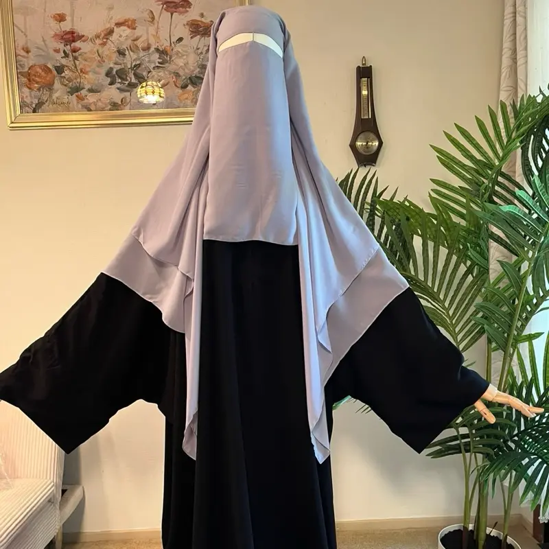 Three layers niqab