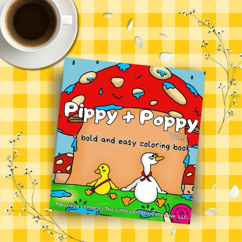 Pippy + Poppy, Volume 1 Coloring Book