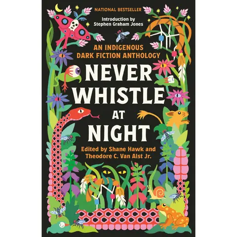 Never Whistle at Night: An Indigenous Dark Fiction Anthology -- Shane Hawk - Paperback