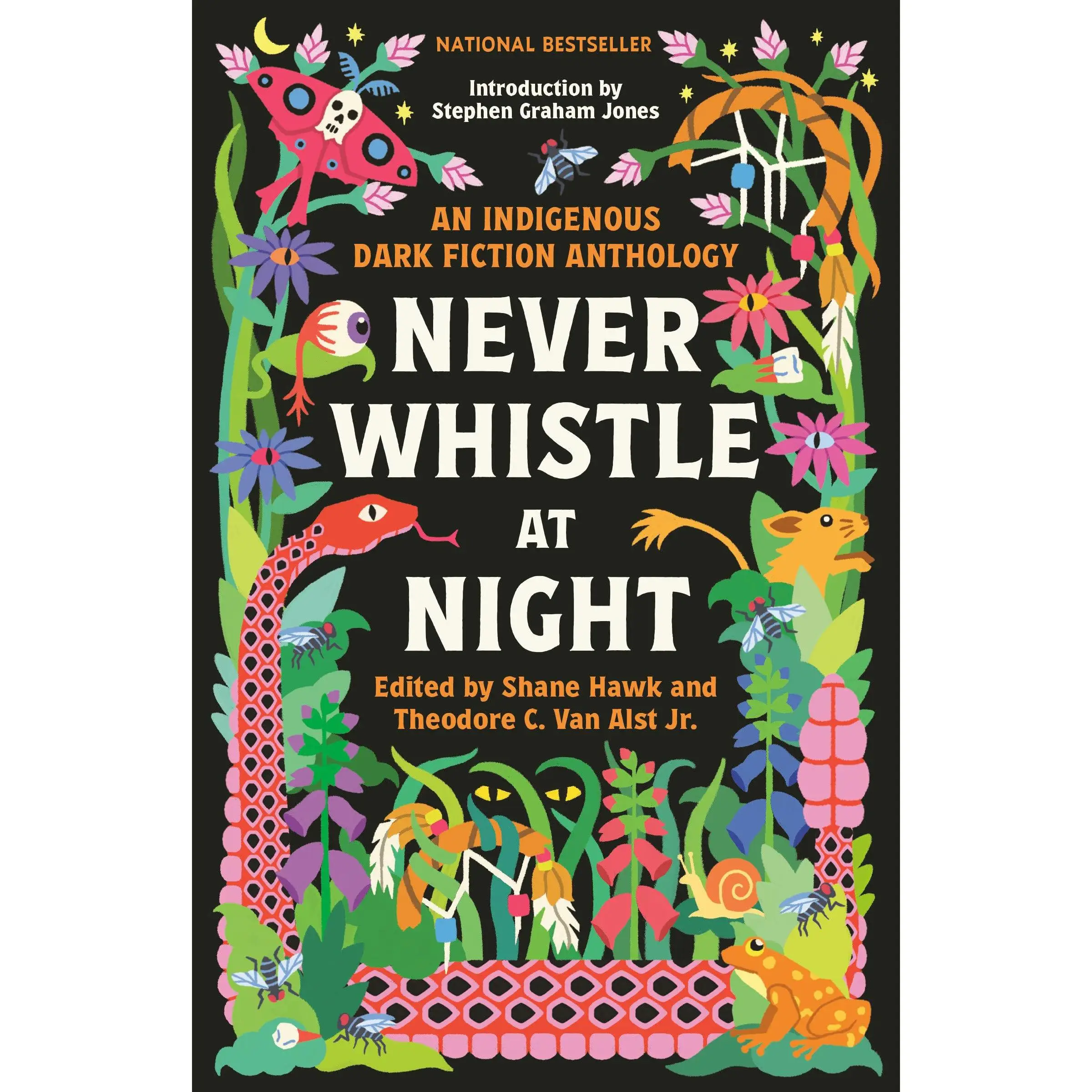 Never Whistle at Night: An Indigenous Dark Fiction Anthology -- Shane Hawk - Paperback