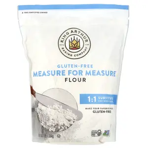 King Arthur Baking Company Gluten Free Measure For Measure Flour, 48 oz (1.36 kg)