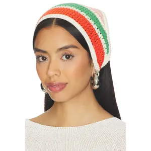 Callahan Perla Crochet Headscarf in Multi Callahan Perla Crochet Headscarf in Multi
