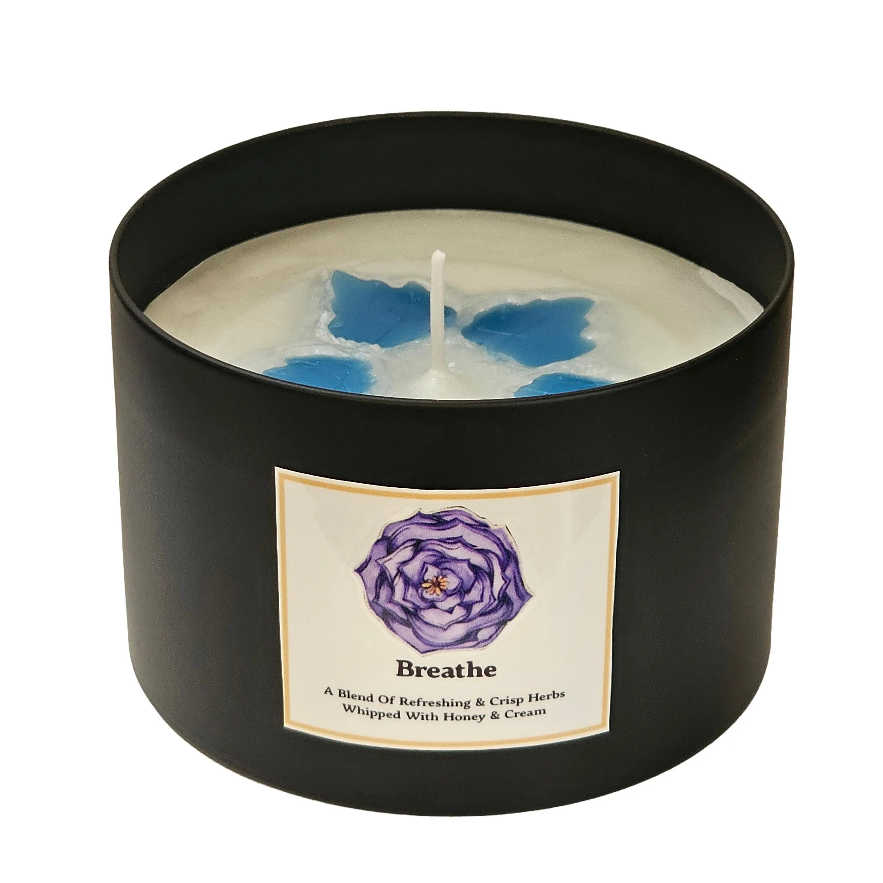 Breathe Essential Oil Blend Candle for Aromatherapy Therapy