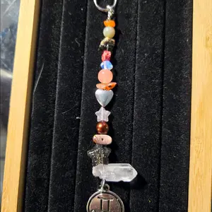 gemini trinket keychain