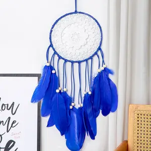 Dreamcatcher Home Decor Hanging Ornament Handmade Wall Decoration Pendant Feather Woven Wall Fur Craft