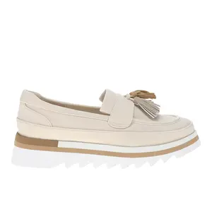 COCONUTS by Matisse Womens Tess Lug Sole Platform Loafers Casual - Off White COCONUTS by Matisse Womens Tess Lug Sole Platform Loafers Casual - Off White