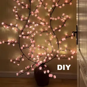 LED Tree Branch Design Light for Room Decor, 1 Count USB Powered Decorative Light, Candy Home Decor Ambient Night Lamp for Party Wedding Festival, Halloween Decoration Light Sweet Furniture, Christmas Decoration