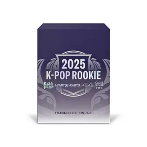 [NEW & LIMITED EDITION] Teleca Collection Card 2025 K-Pop Rookie Box 10packs