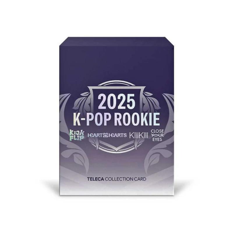 [NEW & LIMITED EDITION] Teleca Collection Card 2025 K-Pop Rookie Box 10packs