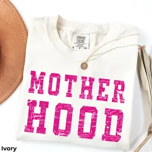 Motherhood Comfort Colors T-Shirt - Distressed Graphic Tee, Funny & Cozy Mom Life Top, Perfect Mother’s Day Gift for Moms