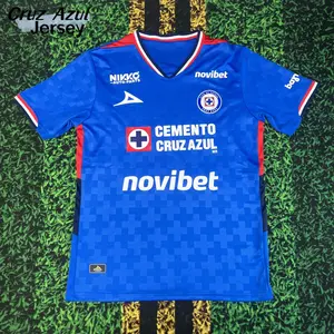 2526 Mexico League  Cruz Azul Home Blue Away White Short Sleeve Top Football Jerseys LIGAMX Fan Edition