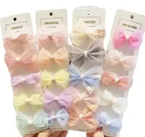 PACK OF 5 BOWS ACCESSORIES FOR DOGS/CATS/GIRLS HAIRS - Variety Pack of 5 Decorative Bows for Your Collection