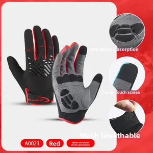 Outdoor sports riding gloves men's road bike motorcycle thin breathable wear-resistant touch screen gloves women