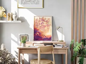 Lord of the Rings Poster - Middle Earth Matte Wall Art - Fantasy Movie Print - LOTR Wall Decor - Tolkien Gift - Film Poster