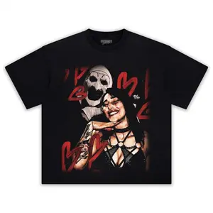 Youth & Adult RHEA RIPLEY & TERRIFIER TEE Heavy Cotton WWE Tee Retro 90 s Styled Shirt WWE Vibes Y2K Aesthetic Throwback