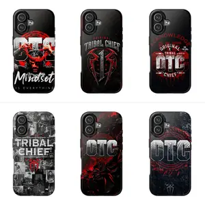 Roman Reigns OTC Tribal Chief WWE Wrestling Case for iPhone 17-7 Pro Max Plus & Samsung Galaxy S26-S21 Ultra Plus - Bloodline Mindset Is Everything Graphic Phone Cover unisex