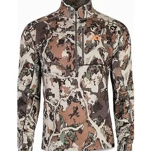 Men's Furnace Quarter Zip - Merino Camo Hunting Long Sleeve, Insulated Midlayer, Hunting Gear For Men 4 KD7