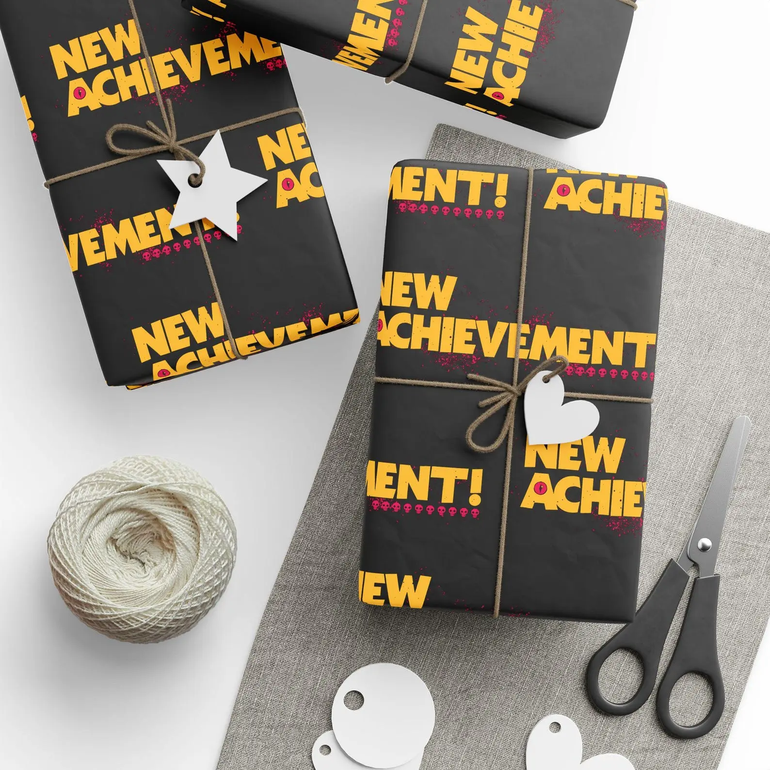 New Achievement Gift Wrap, Dungeon Crawler Carl Wrapping Paper, LitRPG Book Lover Present Wrap, Fantasy Reader Birthday Gift Packaging