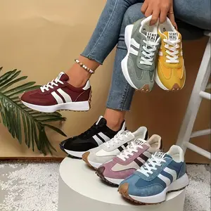 Women's Casual Sneakers, 13 Colors Available, Fashionable Walking Shoes, Comfortable Daily Wear Design, All Season Footwear, Breathable Shoes