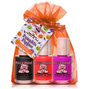 Pumpkin Piggies Gift Set - Kids Non-toxic Nail Polish