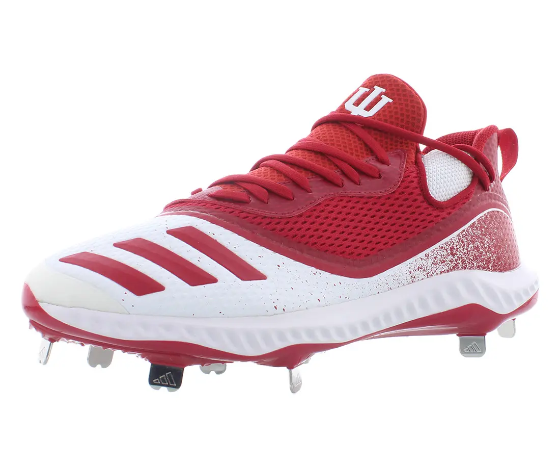 Adidas Icon V Bounce Men's Low-Top Baseball Cleats, NCAA Athletic Sneaker with Bounce Cushioning for Training, Casual Sports Shoes