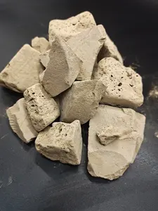Pure Yellow Brown Edible Clay Blocks 100% Natural Mineral Cosmetic Grade Slightly Sticky 7o/z200g for DIY Beauty Projects