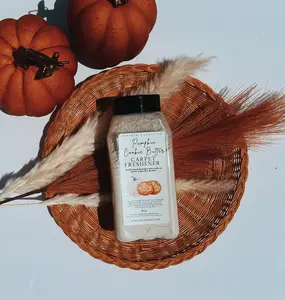 Luxury Fall Carpet Freshener – Pumpkin Chai, Cozy Autumn Scents, Odor Eliminator, Strong Scented Powder for Rugs & Homes Deodorizer Fragrance
