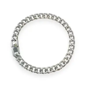 Simple Link Chain Bracelet for Men Women Streetwear Unisex Style