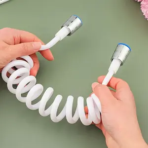 Toilet spray gun, toilet toilet, hose, telescopic, 1.5/ 2metre spring inlet pipe, telephone line, shower hose