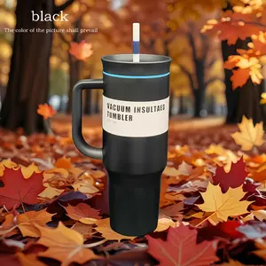 40oz Seventh Generation Car Cup with Handle and 2-in-1 Straw Lid，Portable Car Mug Tumbler, Thermal Mug, Coffee Cup for Hot and Cold drinks,Vacuum Insulated Tumble for Travel, Camping, Office ，Outdoor Activities, and Daily Use, Sports Water Bottle