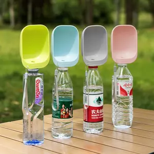 Pet Water Bottle Dog Multi-functional Water Dispenser for Dogs Portable Pet Supplies  cat  feeder pet  food  lids