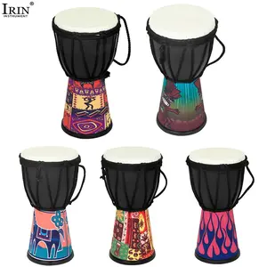 4 Inch African Drum, 1 Count Portable Handheld Drum, Musical Instrument for Teenager, Musical Instrument for Home & School & Party, Light Drums